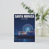 サンタモニカピアカリフォルニアロサンゼルス ポストカード (スタンド正面)