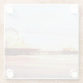 サンタモニカピアサンライズ ガラスコースター (裏面)