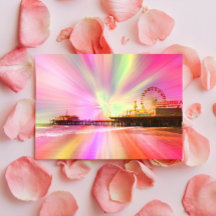 サンタモニカピアピンク爆発