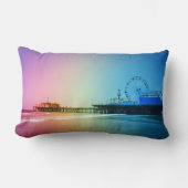 サンタモニカピアレインボーカラー ランバークッション (正面)