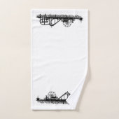 サンタモニカピアロサンゼルスカリフォルニアビーチ バスタオルセット (ハンドタオル)