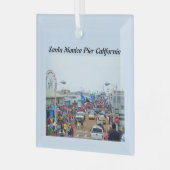 サンタモニカピア    ガラスオーナメント (正面左)