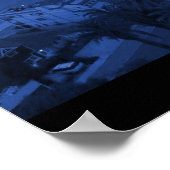 サンタモニカブルーポスター ポスター (角)