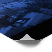 サンタモニカブルーポスター ポスター (角)