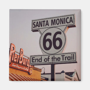 サンタモニカルート66カリフォルニア マグネット