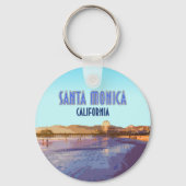 サンタモニカロサンゼルスカリフォルニアヴィンテージ キーホルダー (正面)