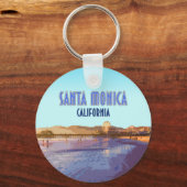 サンタモニカロサンゼルスカリフォルニアヴィンテージ キーホルダー (正面)