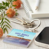 サンタモニカロサンゼルスカリフォルニアヴィンテージ キーホルダー (正面右)