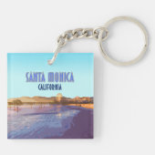 サンタモニカロサンゼルスカリフォルニアヴィンテージ キーホルダー (裏面)