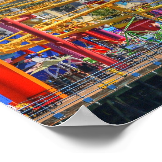 サンタモニカ埠頭 ポスター (角)