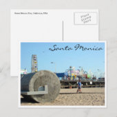 サンタモニカ埠頭 ポストカード (正面/裏面)