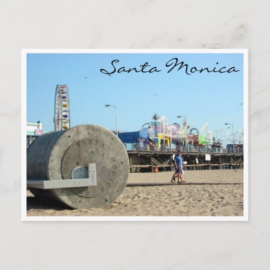 サンタモニカ埠頭 ポストカード (正面)