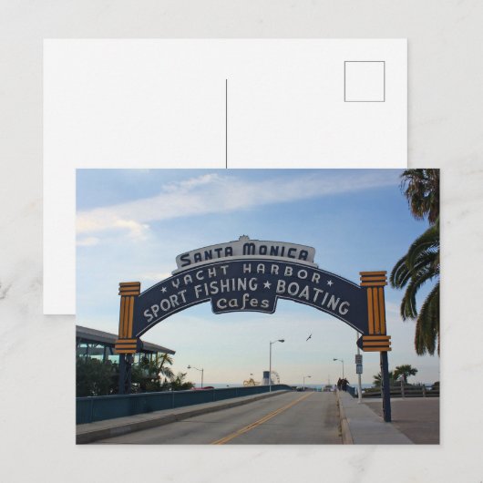 サンタモニカ埠頭 ポストカード (正面/裏面)