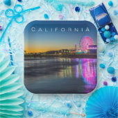 サンタモニカ埠頭 |ロサンゼルス、カリフォルニア ペーパープレート (パーティー)