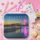 サンタモニカ埠頭 |ロサンゼルス、カリフォルニア ペーパープレート (パーティー)