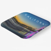 サンタモニカ埠頭 |ロサンゼルス、カリフォルニア ペーパープレート (傾斜あり)