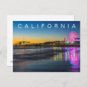 サンタモニカ埠頭 |ロサンゼルス、カリフォルニア ポストカード (正面/裏面)