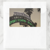 サンタモニカ埠頭 長方形シール (バッグ)