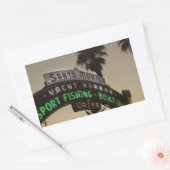 サンタモニカ埠頭 長方形シール (封筒)