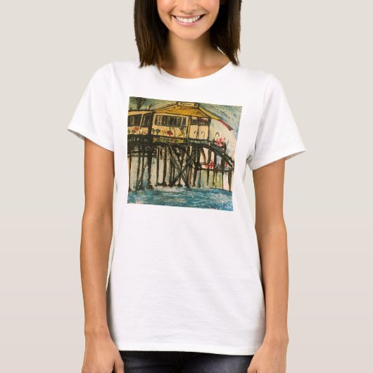 サンタモニカ埠頭 Tシャツ (正面)