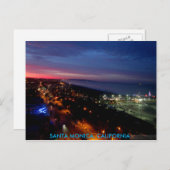 サンタモニカ日の出#2はがき ポストカード (正面/裏面)