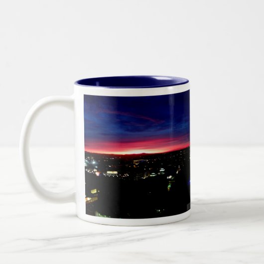 サンタモニカ日の出#2 MUG ツートーンマグカップ (左)
