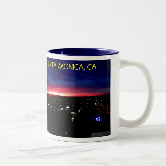 サンタモニカ日の出#2 MUG ツートーンマグカップ (右)