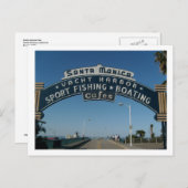 サンタモニカ桟橋はがき ポストカード (正面/裏面)