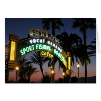 サンタモニカ桟橋カード