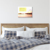 サンタモニカ桟橋恋しく思日の出母の詩 キャンバスプリント (インサイチュ (寝室))