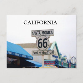 サンタモニカ桟橋，カリフォルニアのはがき ポストカード