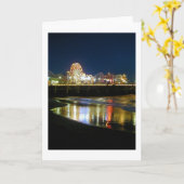 サンタモニカ桟橋、ロサンゼルス カード (黄色い花)