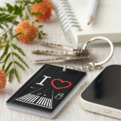 サンタモニカ空港滑走路21 /滑走路3キーチェーン キーホルダー (正面右)