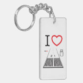 サンタモニカ空港滑走路21 /滑走路3キーチェーン キーホルダー (正面左)