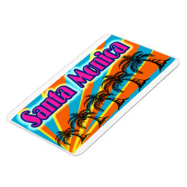 サンタモニカ5ヤシ木マグネット マグネット