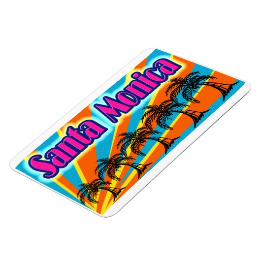 サンタモニカ5ヤシ木マグネット マグネット (左側)