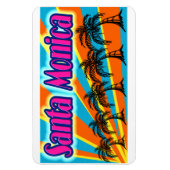 サンタモニカ5ヤシ木マグネット マグネット (縦)