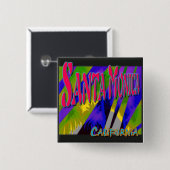 「サンタモニカ・ナイトパームズ」ボタン 缶バッジ (正面&裏面)