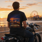 サンタモニカ・ピア ルート66 センテニアル サンセット Tシャツ