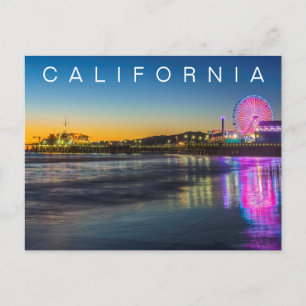 サンタモニカ・ピア ロサンゼルス, カリフォルニア ポストカード