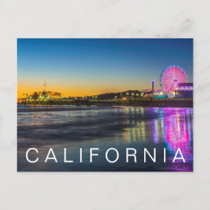 サンタモニカ・ピア ロサンゼルス, カリフォルニア ポストカード