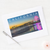 サンタモニカ・ピア | ロサンゼルス, カリフォルニア 長方形シール (封筒)