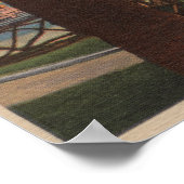 サンタモニカ – ヨットハーバー&サンセットビュー ポスター (角)