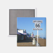 サンタモニカ・ルート66磁石！ マグネット (正面/裏面)