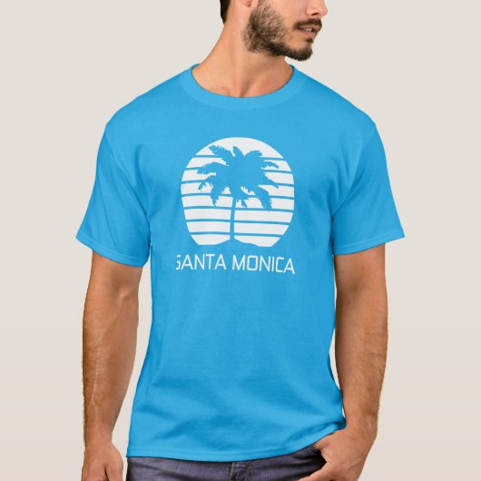 サンタモニカ レトロ Tシャツ (正面)