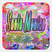 サンタモニカ ヴィスタ エクスプレス ステッカー (正面)