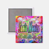 サンタモニカ ヴィスタ エクスプレス マグネット (正面/裏面)