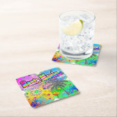 サンタモニカQuadroシーズンズコースター スクエアペーパーコースター (インサイチュ)