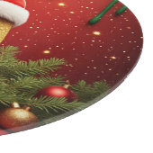 サンタモノグラム A クリスマスギフト カッティングボード (角)