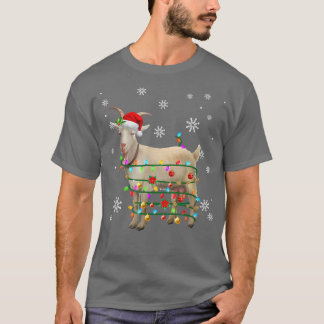 サンタヤートクリスマスツリーライトパジャマクリスマス農家 Tシャツ